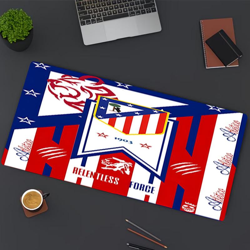 Atletico Madrid Print Mouse Pad, for Keyboard Pad Laptop PC Mat for Office Home Use, Desk Decor, Perfect Birthday Gift for Gamers