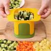 Kitchen Vegetable Chopper French Fries Cutter Household Hand Pressure Onion Dicer Cucumber Potato Slicer Kitchen Tools Accessories