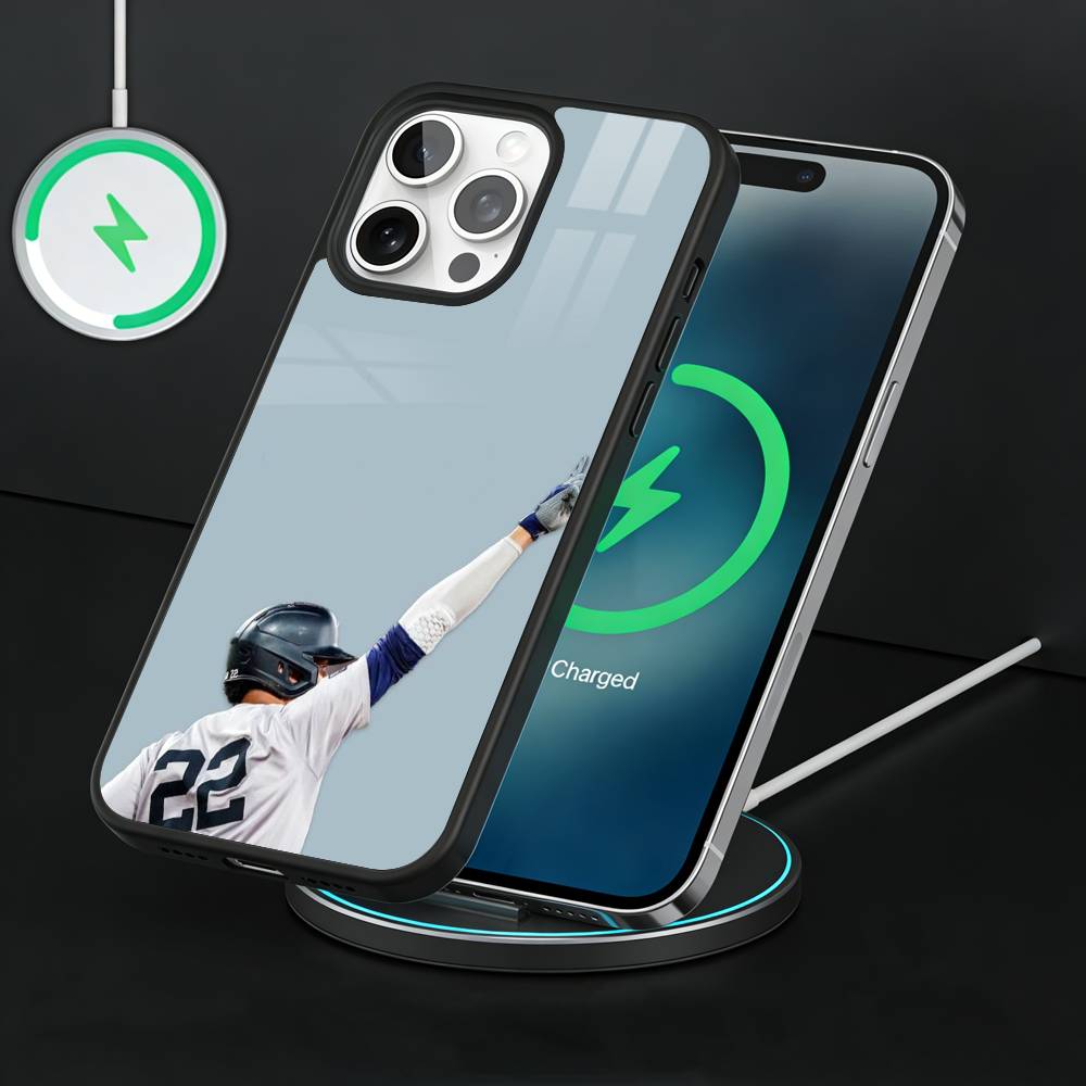 Бейсболист Хуан Сото 22 Чехол для телефона для iPhone 17, 16, 15, 14, 13 Plus, Pro Max Магнитный для Magsafe Беспроводная зарядка