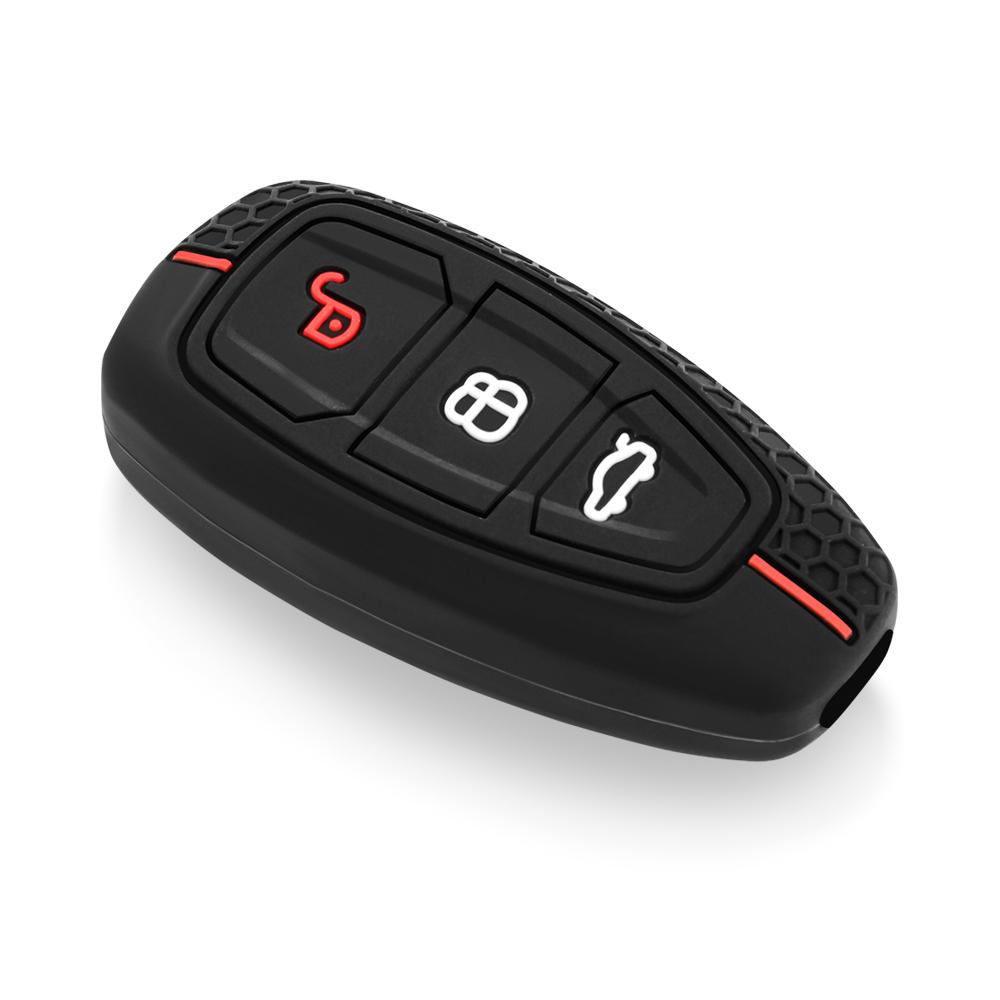 Чехол для ключа с 3 кнопками для Ford Transit Custom Mondeo Fiesta Kuga ST Line MK3 Focus 3, чехол для универсала Ecosport, защита ключа