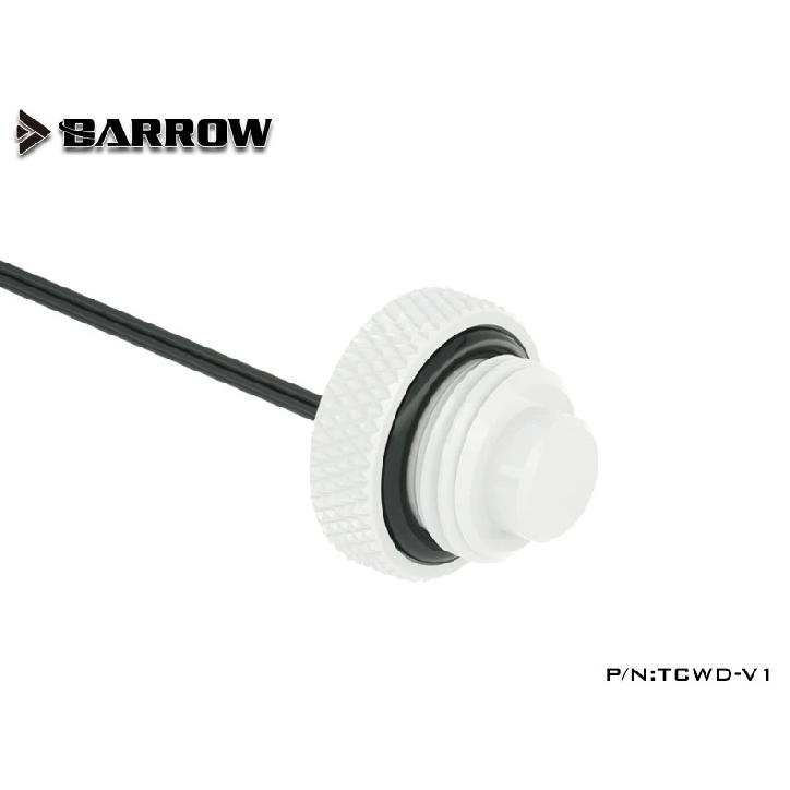Barrow TCWDL-V1 TCWD-V1 Фитинг для водяного охлаждения G1/4 ПК RGB Мини-водоблок Стопор Золотой/Черный/Белый/Серебряный Фитинги