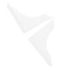 2pcs Acrylic Shower Splash Guard Clear Transparent Bathtub Water Blocker  For Bathroom Use