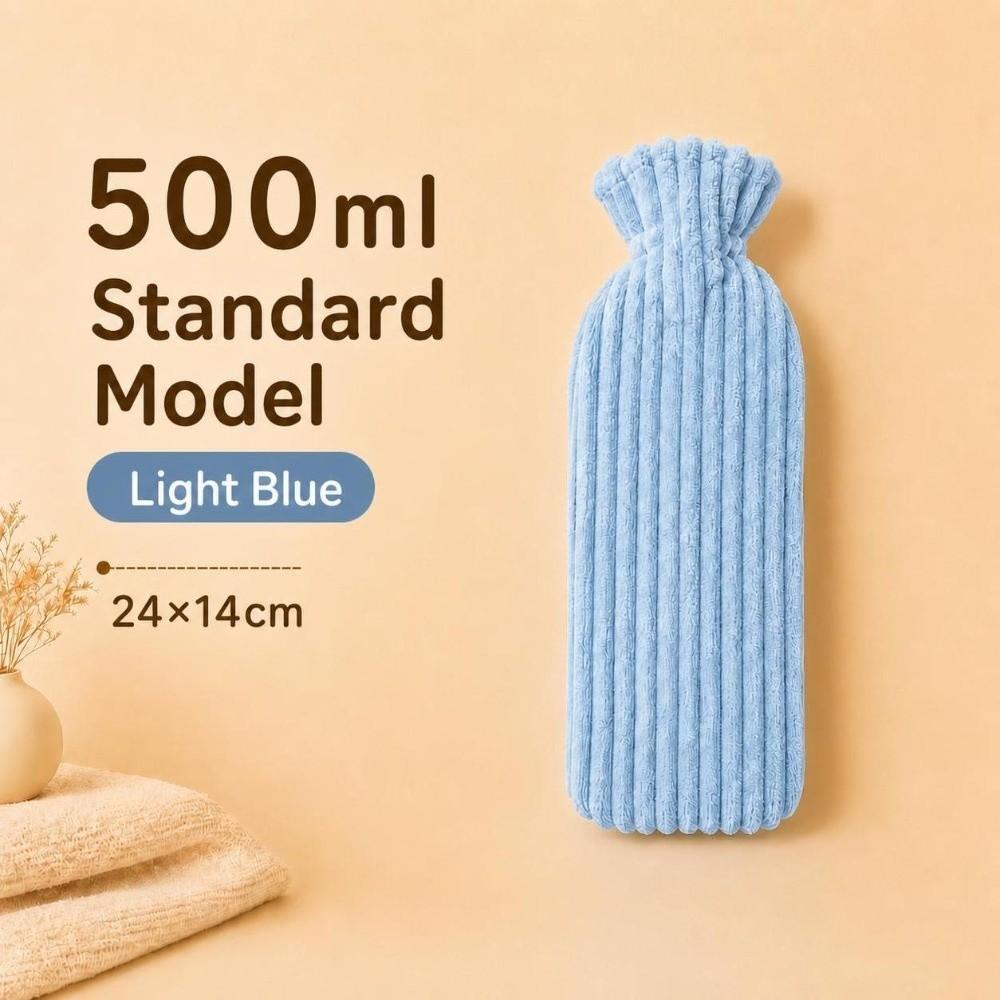 Extra Long Long Hot Water Bottle 500ml/1000ml/2500ml Warm Compress Heater Winter Hand Warmer
