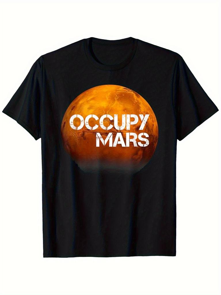 Occupy Mars T-Shirt 100% Cotton Tee