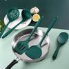 5 шт. Силиконовая кухонная утварь Суповая ложка Лопатка Дуршлаг Ложка Лопатка Кухонные инструменты для готовки Кухонные принадлежности