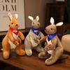 Mother and Baby Kangaroo Plush Toy - Cute Children's Pillow, Comfort Doll, Birthday Gift for Girls