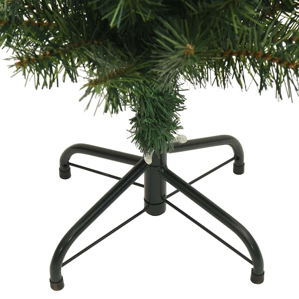 Artificial Slim Christmas Tree with Stand Green 180 cm PVC