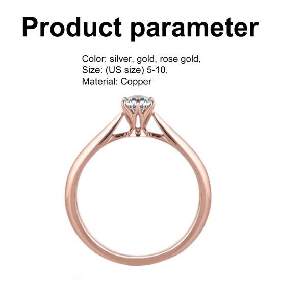 Кольцо Блестящий Сплав Элегантный