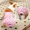 Female Dog Menstrual Pants with Suspender Pet Period Diapers Reusable Dog Sanitary Pantie Breathable Dog Onesie Pet Underwear
