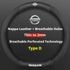 CCMLIC1 Кожаная Накладка на Руль Автомобиля для Nissan Qashqai Kicks March Xtrail Micra Leaf Qashqai J11 J10 J12 Armada Juke Аксессуары