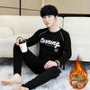 YUZHAOLIN Teen Boys' Fleece-Lined Thermal Underwear Set