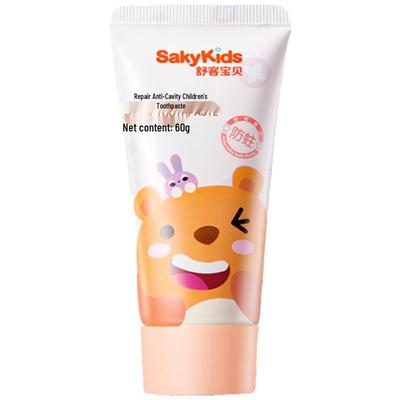 Детская зубная паста Shuke Baby со вкусом персика и низким содержанием фтора