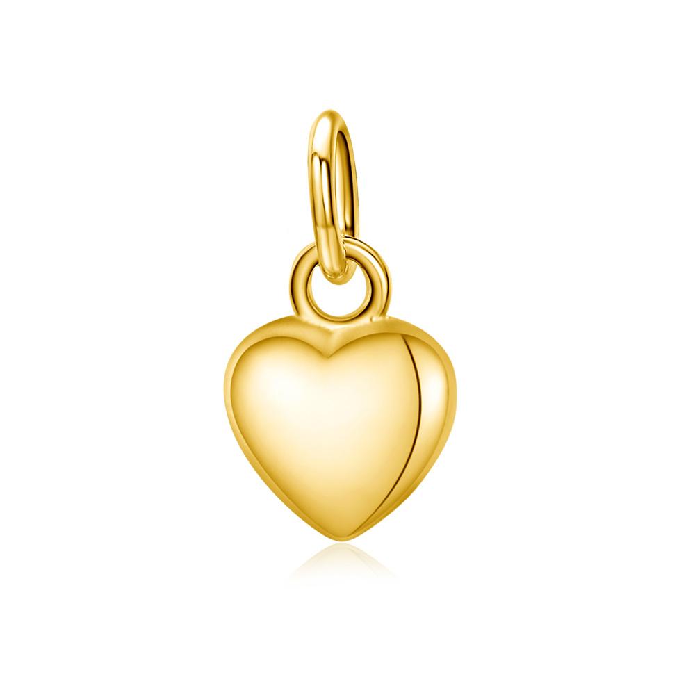 925 Silver Heart Pendant Handmade Romantic Fashion Jewelry for DIY