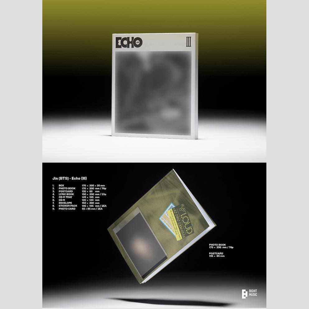 [Предзаказ] BTS JIN - 'Echo' (набор) + «Эхо» (Альбомы Weverse вер.) набор