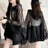 Lace Hollow Large Size Design Sense Sunscreen Summer Jacket Women's Sunscreen Cardigan Jacket