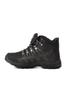 Men's Fashion Waterproof Flat Heeled Boots Bootie Textile Black Waterproof Outdoor Shoes