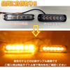 ALTEED Small Thin LED Flash Light Bar, 24 Patterns, Synchronous Linkage Function, Compatible with