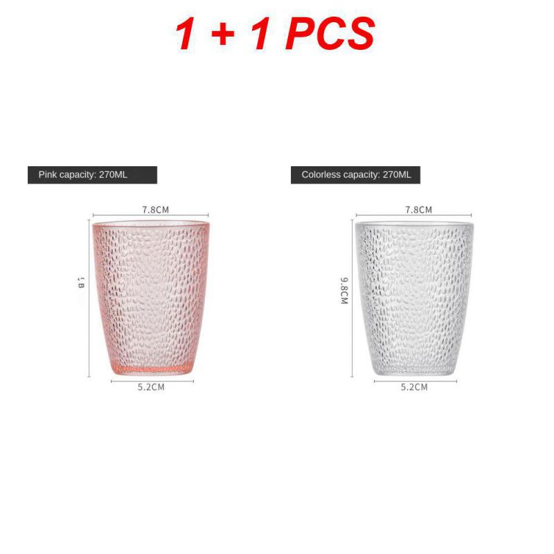 Набор акриловых стаканов для напитков с защитой от падений, цветная кружка для пива с плоским дном для вечеринок, караоке, ресторанов, сока, кофе, чая, воды