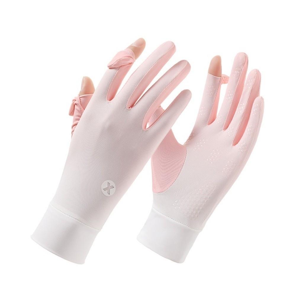Gradient Sun Protection Gloves Thin Touchscreen Gloves  for Driving,Golf,Hiking