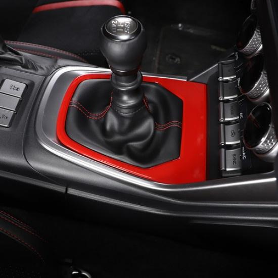 Красная внутренняя панель-крышка рычага переключения передач из АБС-пластика для Toyota 86/Subaru BRZ