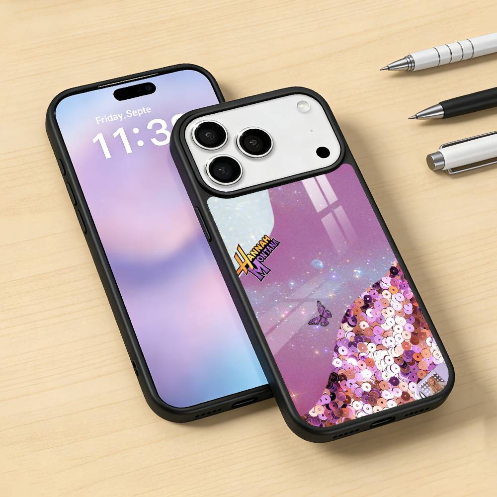 H-Hannah M-Montana Phone Case Magnetic For iPhone17 16 15 14 13 12 Pro Max For Magsafe Wireless Charging Cover