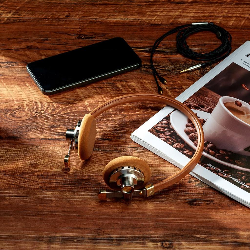 ROSESELSA Проводной OOTD Винтажный Знаменитость Идеальный модный наряд для уличных снимков и живых выступлений с накладными Hi-Fi наушниками "Toyama". наушники. Наушники.