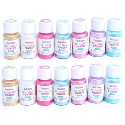 Crystal Fancy Sweet Day Русалка, жемчужный порошок, слизь, ингредиенты, набор из 7 предметов, 2 комплекта, популярные корейские игрушки