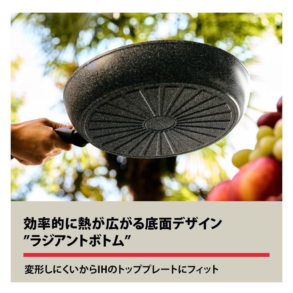 Сковорода Ballarini 28 см, изготовлена из 5-слойного покрытия Granitium IH, японская Catania "Catania Italy" [Авторизованный продукт] Z1032-038