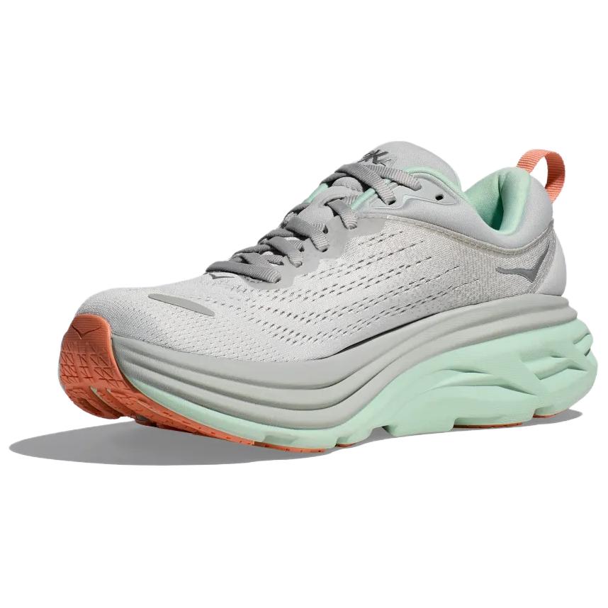 HOKA Bondi 8 Stardust Aqua Breeze Женские кроссовки Серый 1127952-SQB