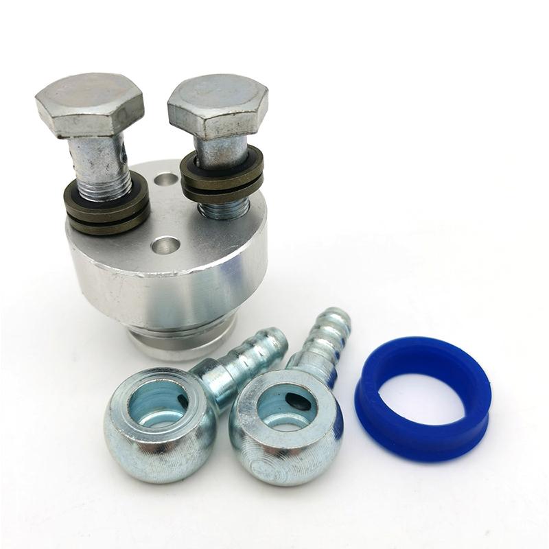 Motorcycle Oil Cooler Oil Cooled System Adapter for GY6 100cc-125cc-150cc Scooter Engine