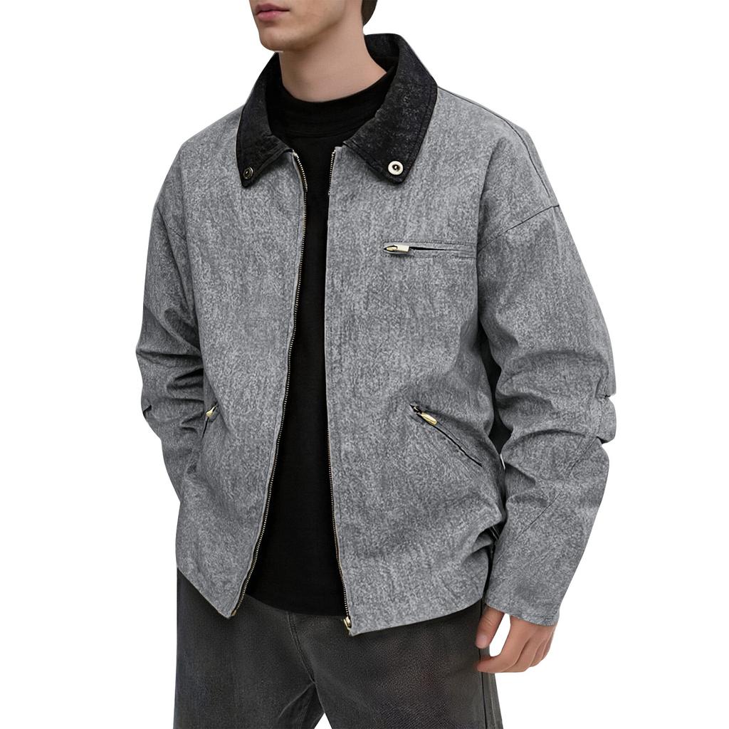 Мужская однотонная камуфляжная куртка для активного отдыха, мужская повседневная куртка на пуговицах с карманами