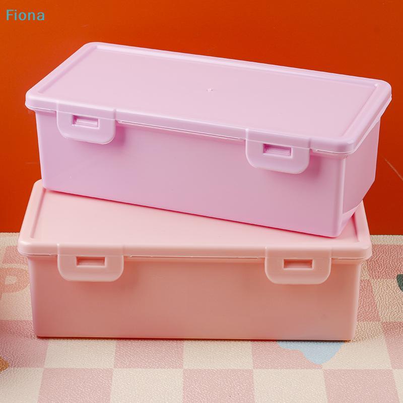 Colorful Pencil Box Large Capacity Plastic Organizer Storage Boxes For School Bulk Stackable Design Office Supplies