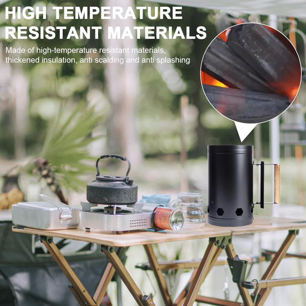 Ведро для розжига огня для барбекю на открытом воздухе, быстрое разжигание огня, брикеты, стартеры, инструменты для барбекю, угольная печь, бочки