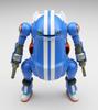 Hasegawa Creator Works Series Mechatro WeGo Sports White Blue Scale Plastic Model Kit 64757 No.08 & 1/35