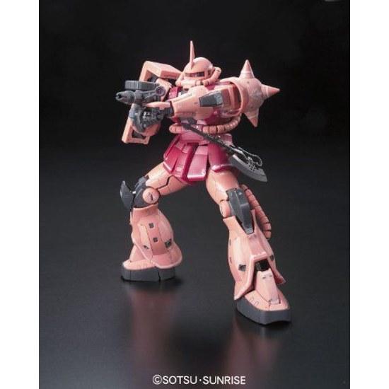 BANDAI SPIRITS RG Mobile Suit Gundam MS-06S Chars Zaku 1 144 Scale Pre-colored Plastic Model