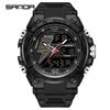 Sanda Men's Multifunctional Waterproof Luminous Military-Style Outdoor Sports Electronic Watch