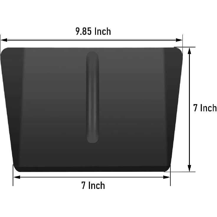 Jaronx Compatible with 2024 Tesla Model X/S Wireless Charging Silicone Mat, Anti-Slip Mat for Model S/X Plaid/Long Range Phone Charging Console,