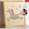 DIY Unicorn Diamond Painting Kit for Adults and Beginners. Sparkling Diamond Art. Handmade Home Wall Decor and Gifts