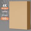 A4 White Cardstock, Black & Colored Paper, Thickened for DIY Kindergarten Crafts & Projects, A3/A4 Size.