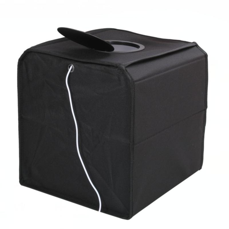 Маленький студийный набор 25 см, светодиодная лампа для фотосъемки, софтбокс, складной фон для фото, световой короб