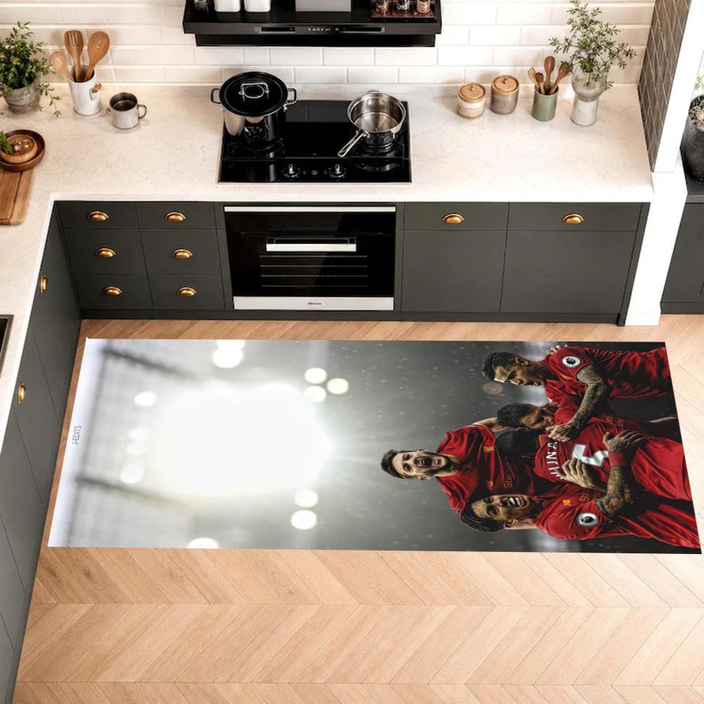Liverpool Football Club Kitchen Carpet Nonslip Floor Mat Ideal For Indoor And Outdoor Entryway Door Mat Laundry Room Bathroom Foot Mat