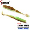 SUNMILE Swing Bait 7cm Fishing Lures Artificial Baits Wobblers Soft Lures Shad Carp Silicone Fishing Baits
