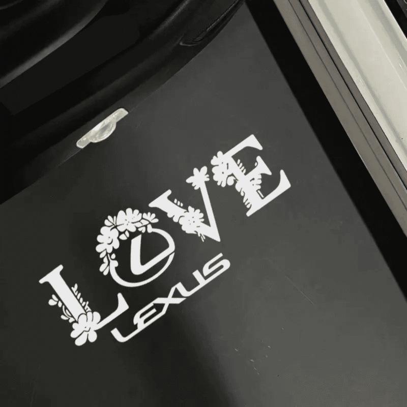 Lexus LOVE Flower Door Welcome Lights for ES, RX, and NX Models
