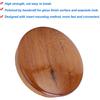 Qiilu Boat Steering Wheel Center Cap Marine Steering Wheel Center Cap 63.5mm/2.5in Teak Wood Gloss Finish for Yachts Boats