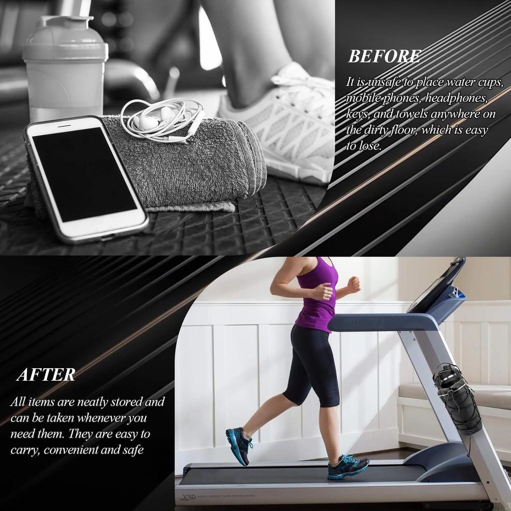 Magnetic Gym Bag Large Capacity Magnetic Carrier Bag With Phone Pocket Portable Fitness Water Bottle Pouch Accessories Organizer