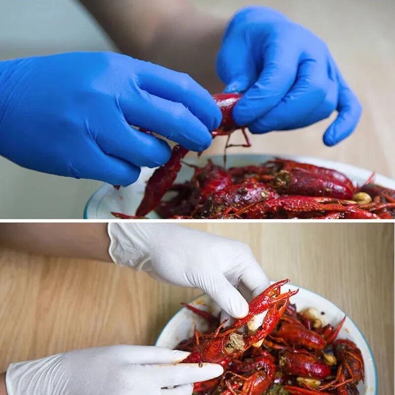 COKRSUPE Одноразовые латексные перчатки пищевого класса