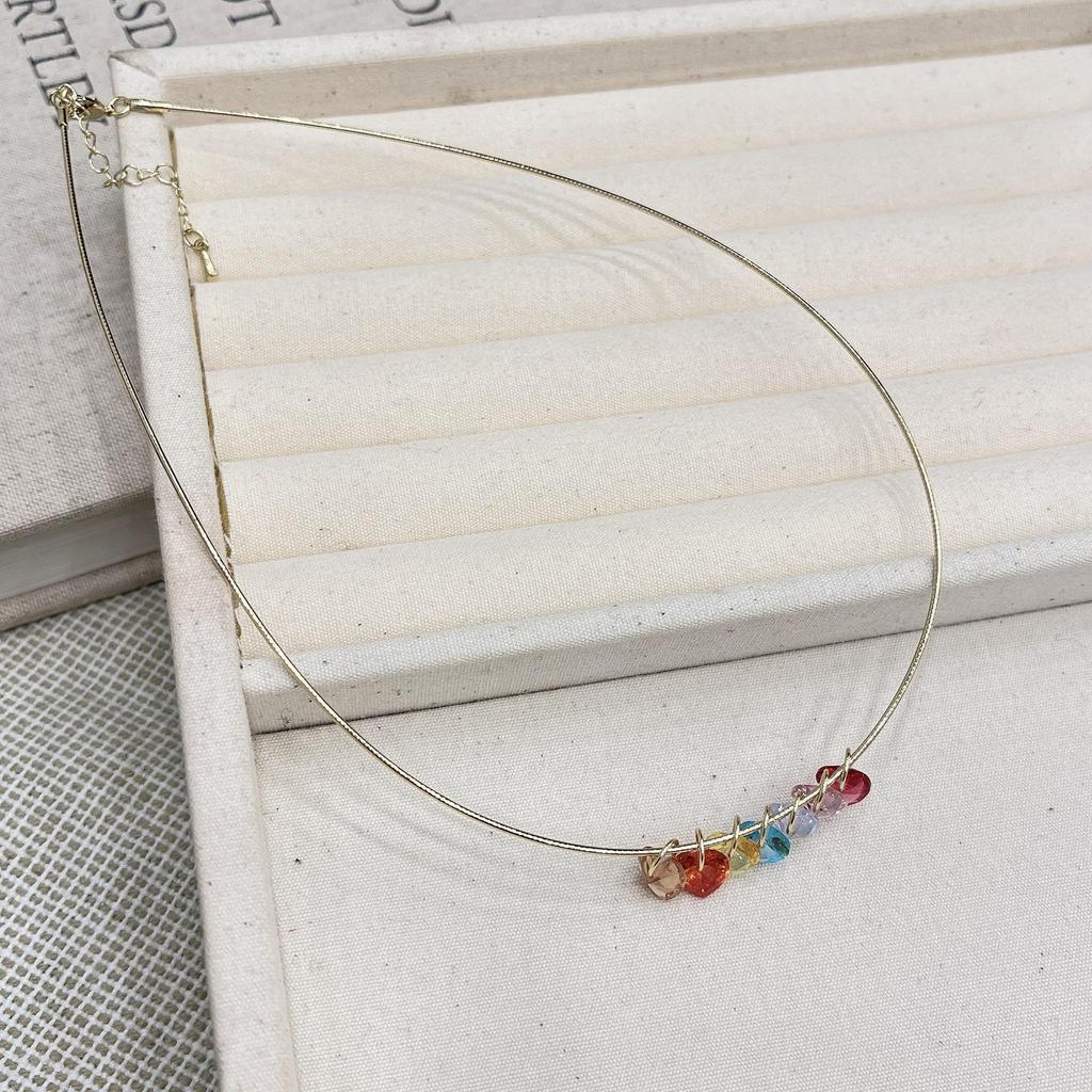 Шикарное ожерелье 2024 года с дофамином: Универсальные, милые и стильные украшения для женщин