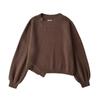 Za Export New Arrival Women's Clothing ZR Fashion Style Fashion All-Match Oblique Shoulder Lazy Sweater Asymmetrical Slimming Sweater