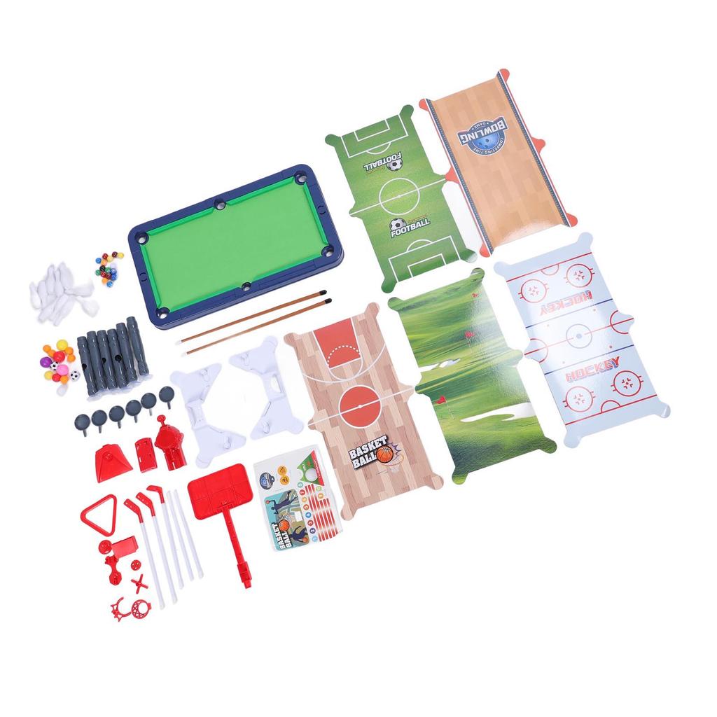 6 в 1 многофункциональный игровой стол баскетбол футбол настольный теннис бильярд хоккей комбинированный игровой набор с ак