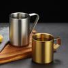 304 Stainless Steel Double Wall Mug Anti-scalding Milk Tea Cups Keep Cold Beer Cup Durable Drinkware